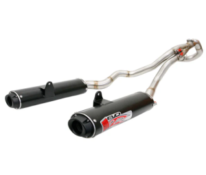 Yamaha Raptor Performance Exhaust - Big Gun - EVO R Dual Full System - Black - `15-`24